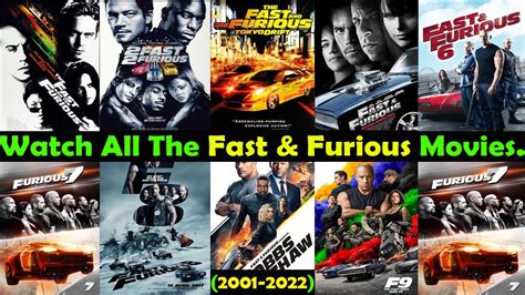 how to watch fast and furious in order