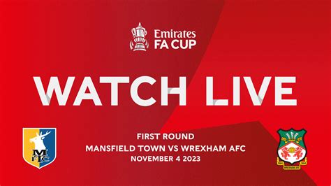 how to watch mansfield v wrexham