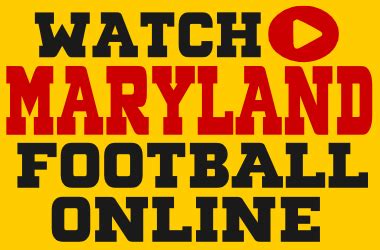 how to watch maryland football game today