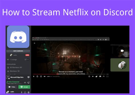 how to watch netflix using discord
