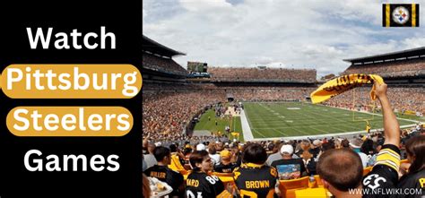 how to watch pittsburgh steelers game tonight