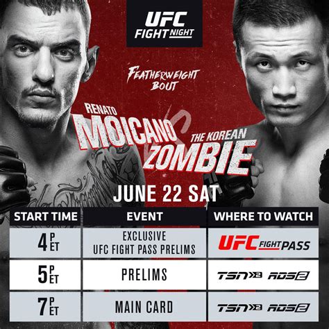 how to watch ufc in canada