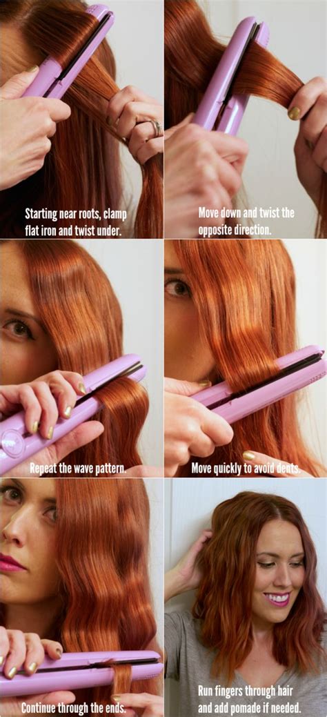 Free How To Wave Hair With A Hair Straightener With Simple Style