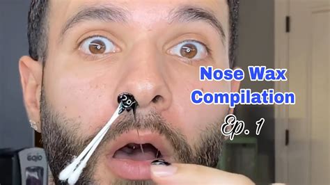 Men Try Painless Nose Hair Waxing YouTube