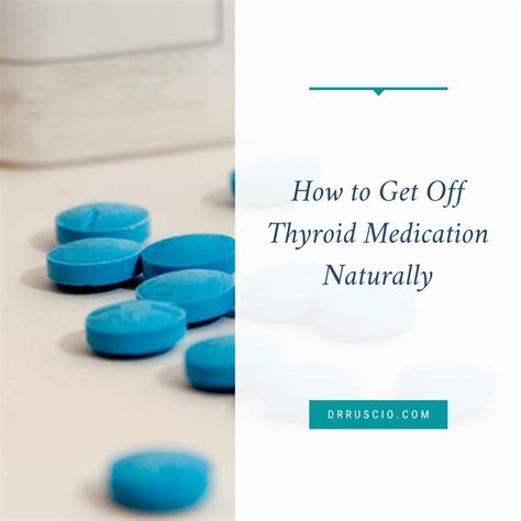 how to wean off thyroid medication