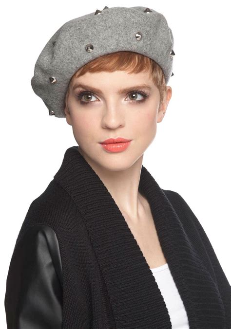 Perfect How To Wear A Beret With Very Short Hair With Simple Style