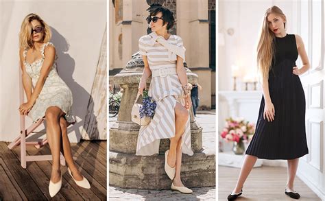 how to wear a formal dress with flats