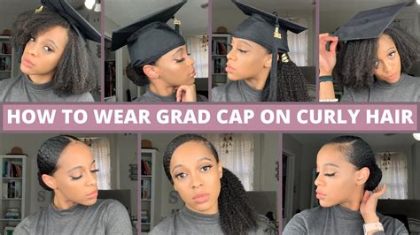 Unique How To Wear A Graduation Cap With Curly Hair For Short Hair