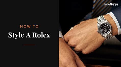 how to wear a rolex