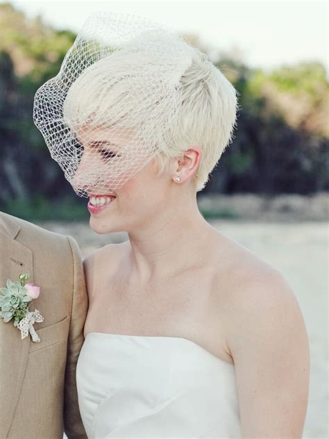 Perfect How To Wear A Veil With A Pixie Cut For New Style