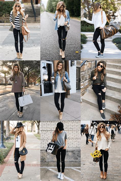 15 Ways to Wear Black Jeans Black Jean Outfits Straight A Style