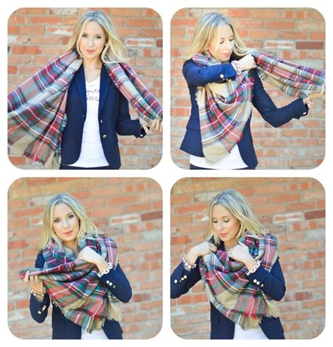 How To Wear Large Rectangular Blanket Scarf