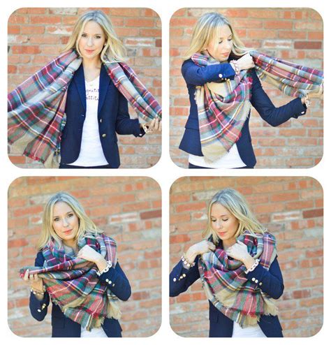 How To Wear Large Rectangular Scarf