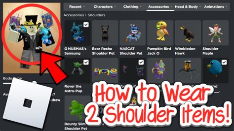 How To Wear Two Items In Roblox