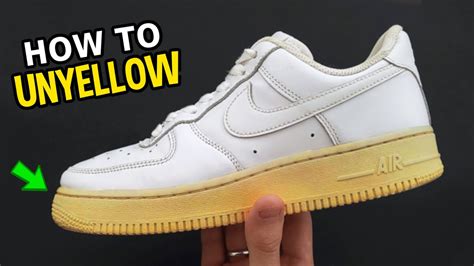 how to whiten air force 1 soles