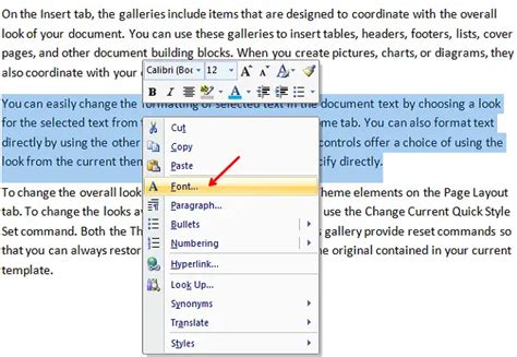 how to wide text in word