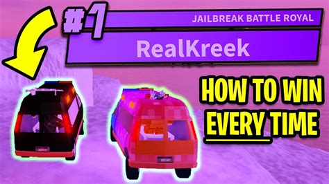 How To Win In Jailbreak Roblox