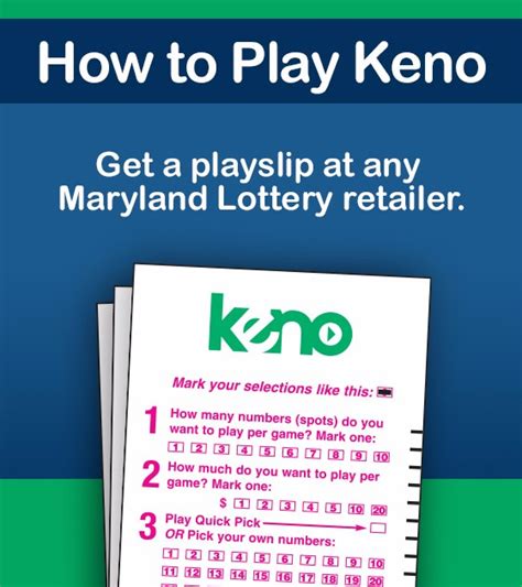 how to win keno md lottery