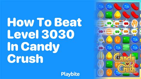 how to win level 3030 in candy crush