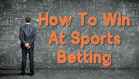 how to win money in sports betting