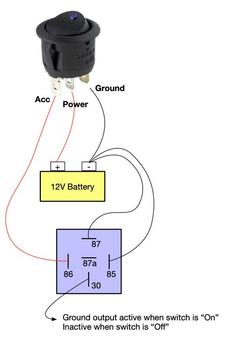 how to wire a 3 pin relay switch