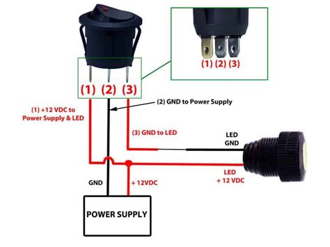 how to wire a 3 pin switch