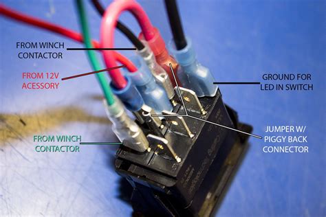 how to wire a boat rocker switch