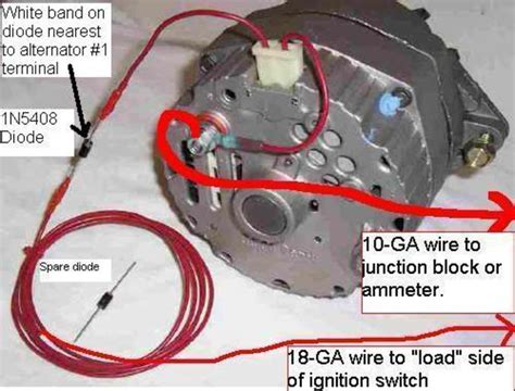 How To Wire A Diode To An Alternator