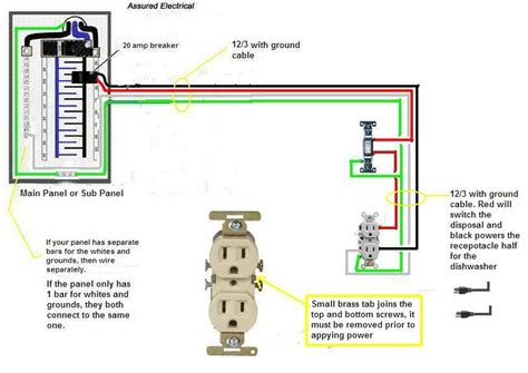 how to wire a light switch to a garbage disposal