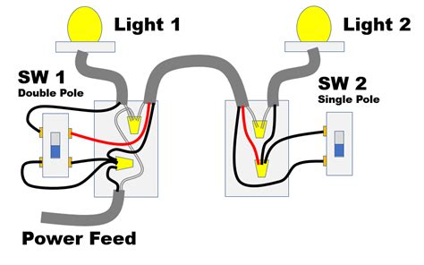 How To Wire A Light Switch To Control 2 Lights