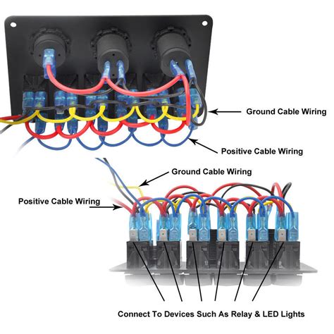 how to wire a switch panel