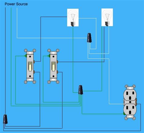 How To Wire Power From One Switch To Another