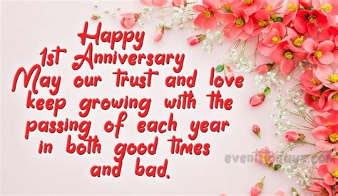 how to wish a couple happy first anniversary
