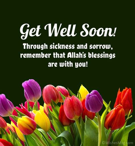how to wish get well soon in islam