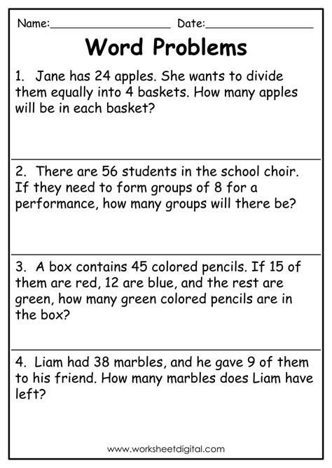how to word problem in math