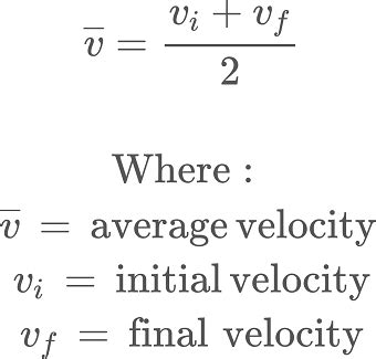 how to work out average velocity in physics