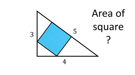 how to work out square of a triangle