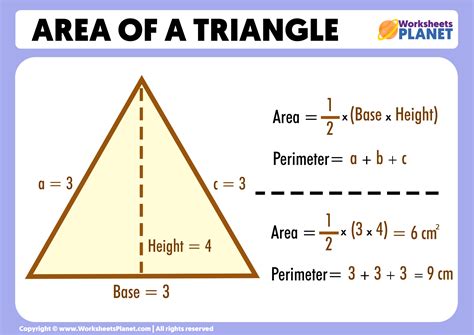 how to work out the area of a triangle on a graph