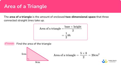 how to work out the area of a triangle with coordinates