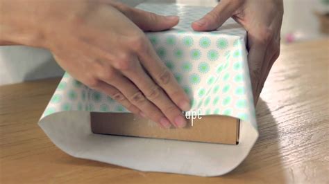 how to wrap a box
