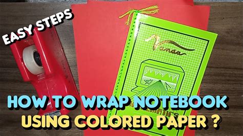 How To Wrap A Notebook