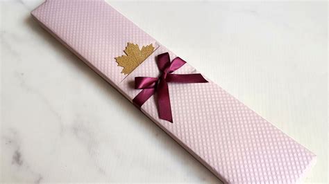 how to wrap a thin rectangular box