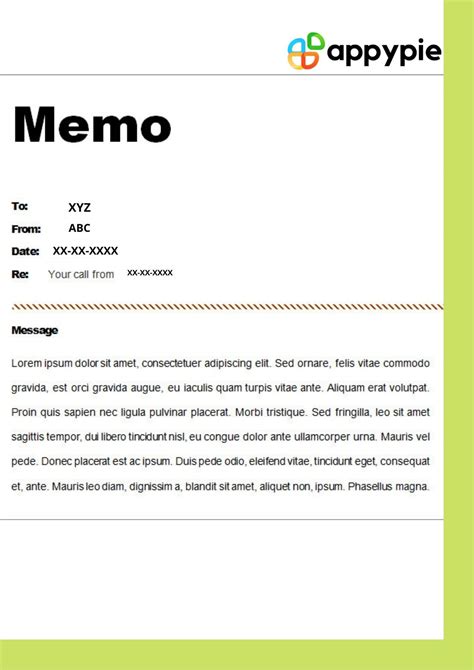 How To Write A A Memo