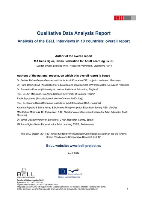 how to write a analysis report