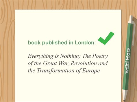 how to write a book title in a document