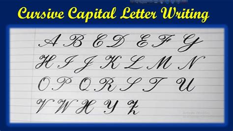 how to write a capital s in cursive