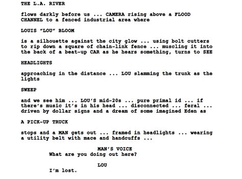 how to write a character sighing in a script