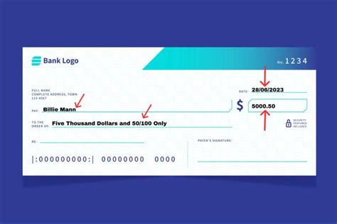 how to write a check in word form
