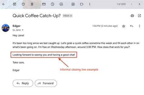 how to write a closing sentence in an email