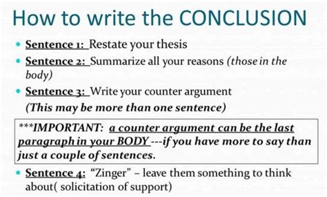 how to write a conclusion for a report sample